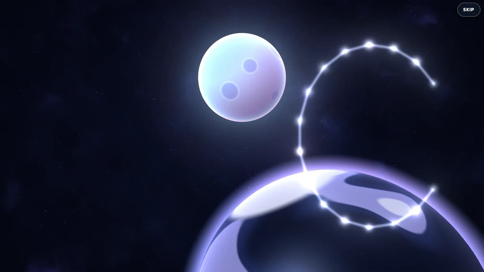 Summon: an Imprint traces its constellation down to the planet.